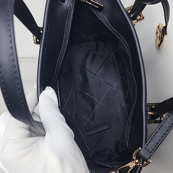 Michael Kors Jet Set Travel Extra-Small Logo Top-Zip Tote Bag - Picture 6 of 15